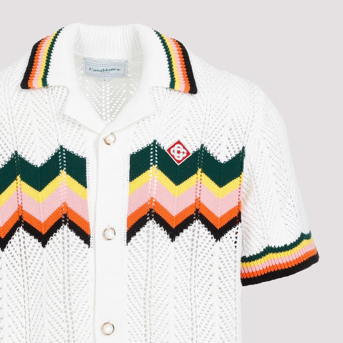 CASABLANCA CHEVRON LACE SHIRT