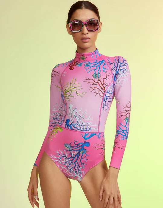 CYNTHIA ROWLEY CORAL WETSUIT