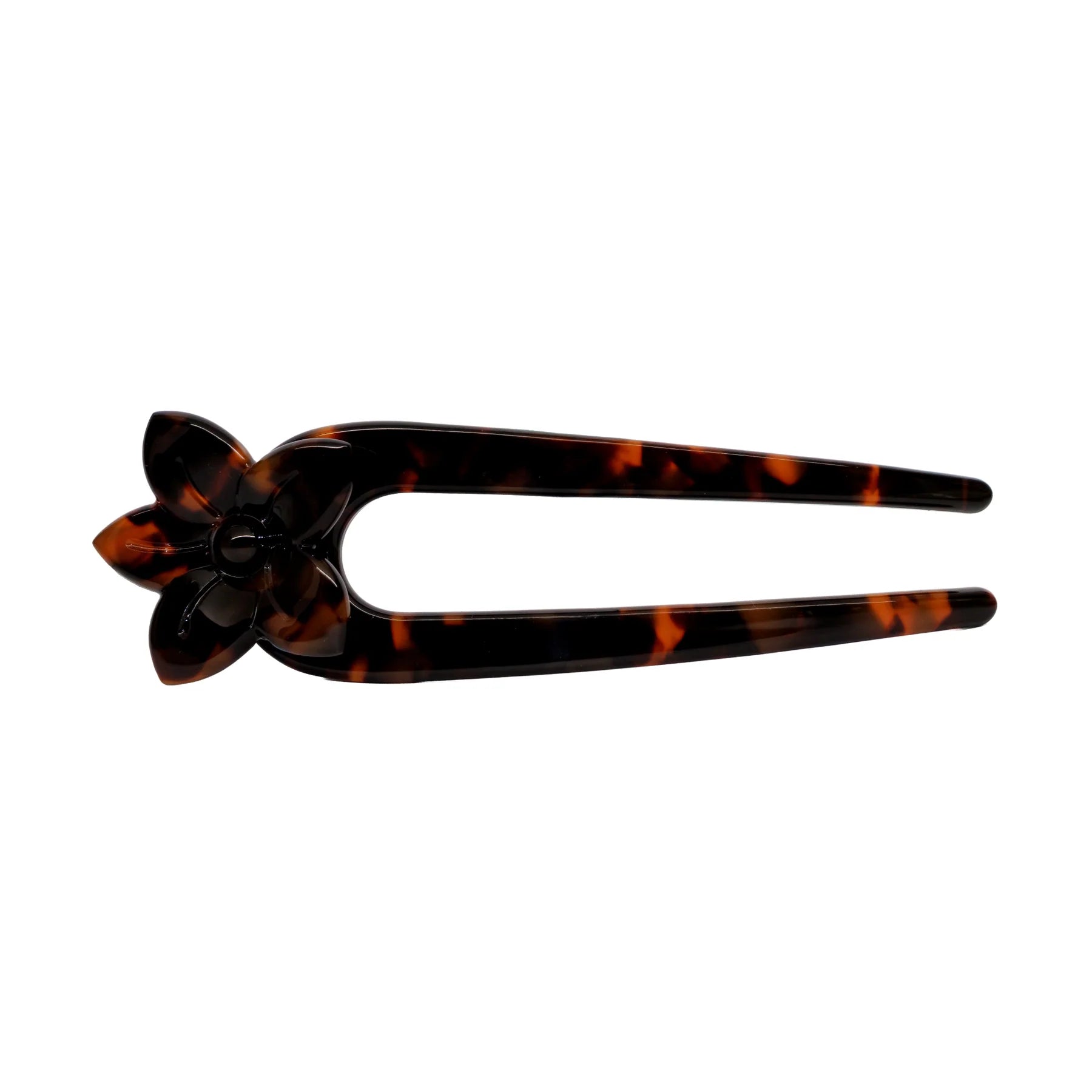EMI JAY HAIR PIN IN TORTOISE HIBISCUS