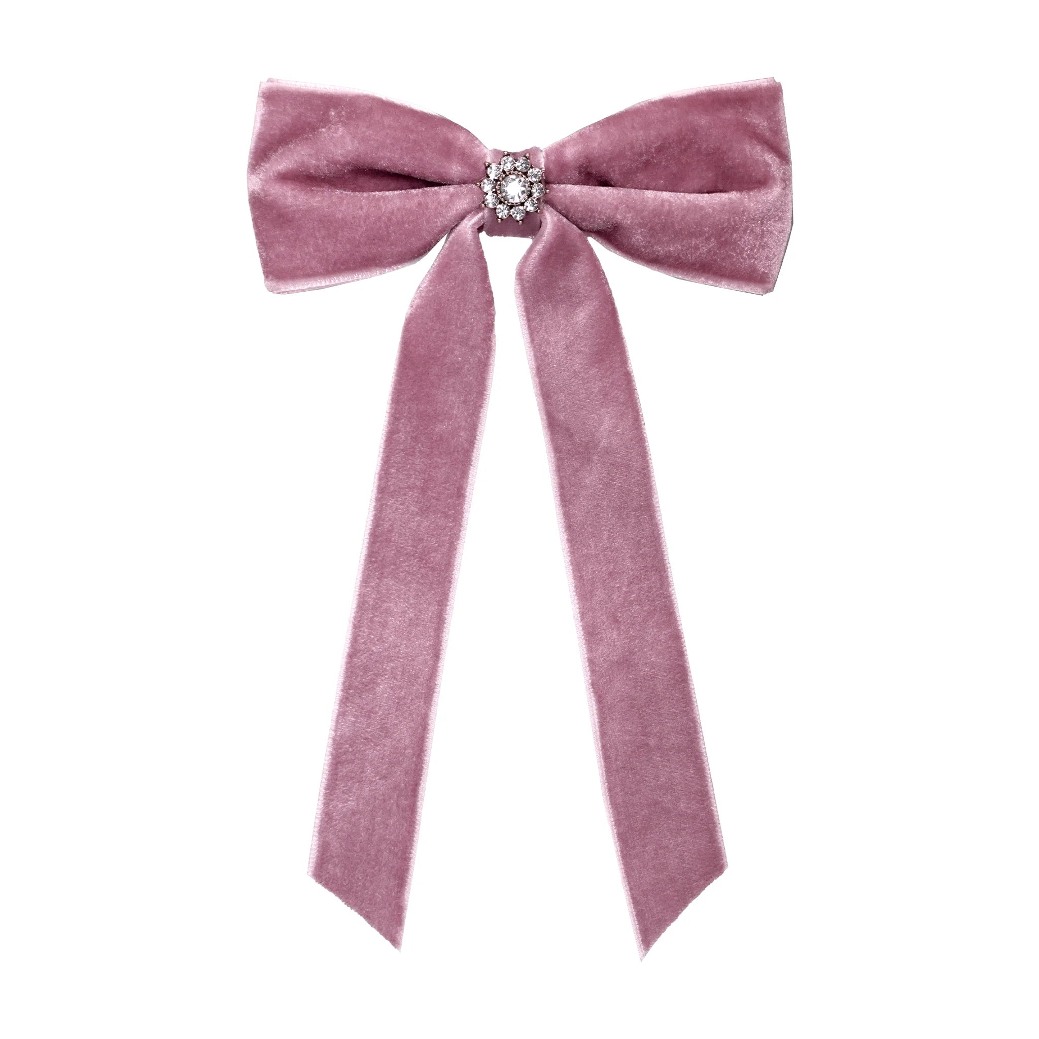 EMI JAY ICONIC VELVET BOW BARRETE