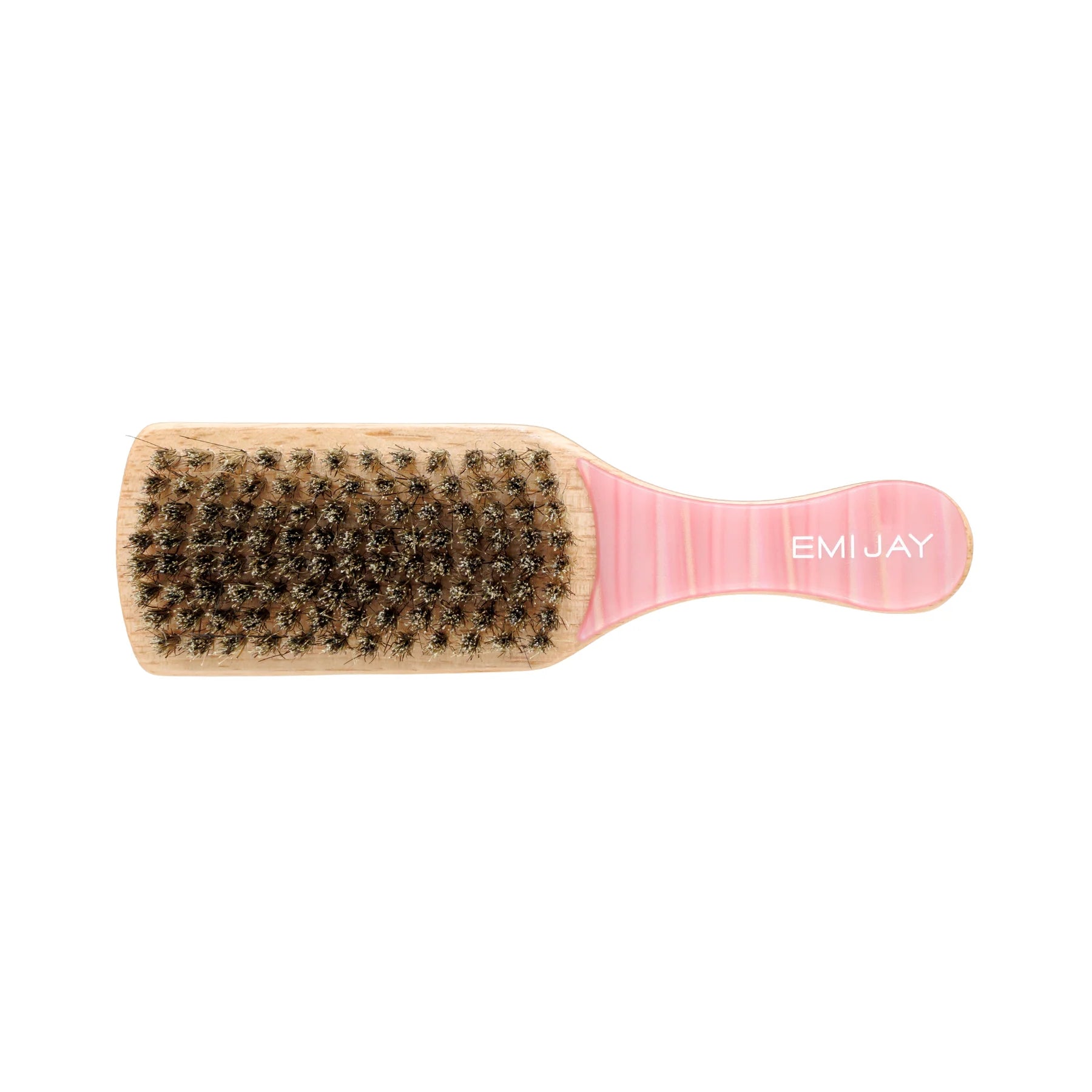 EMI JAY MINI BOAR BRISTLE BRUSH IN LYCHEE BABY