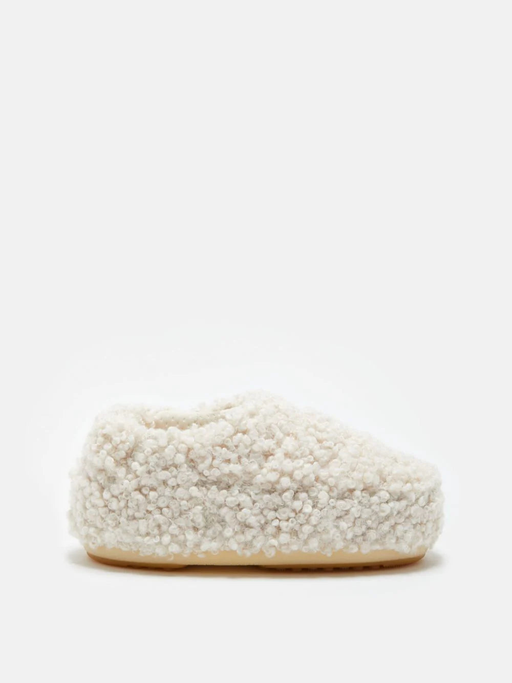 MOON BOOT SANDAL BAND FAUX CURLY