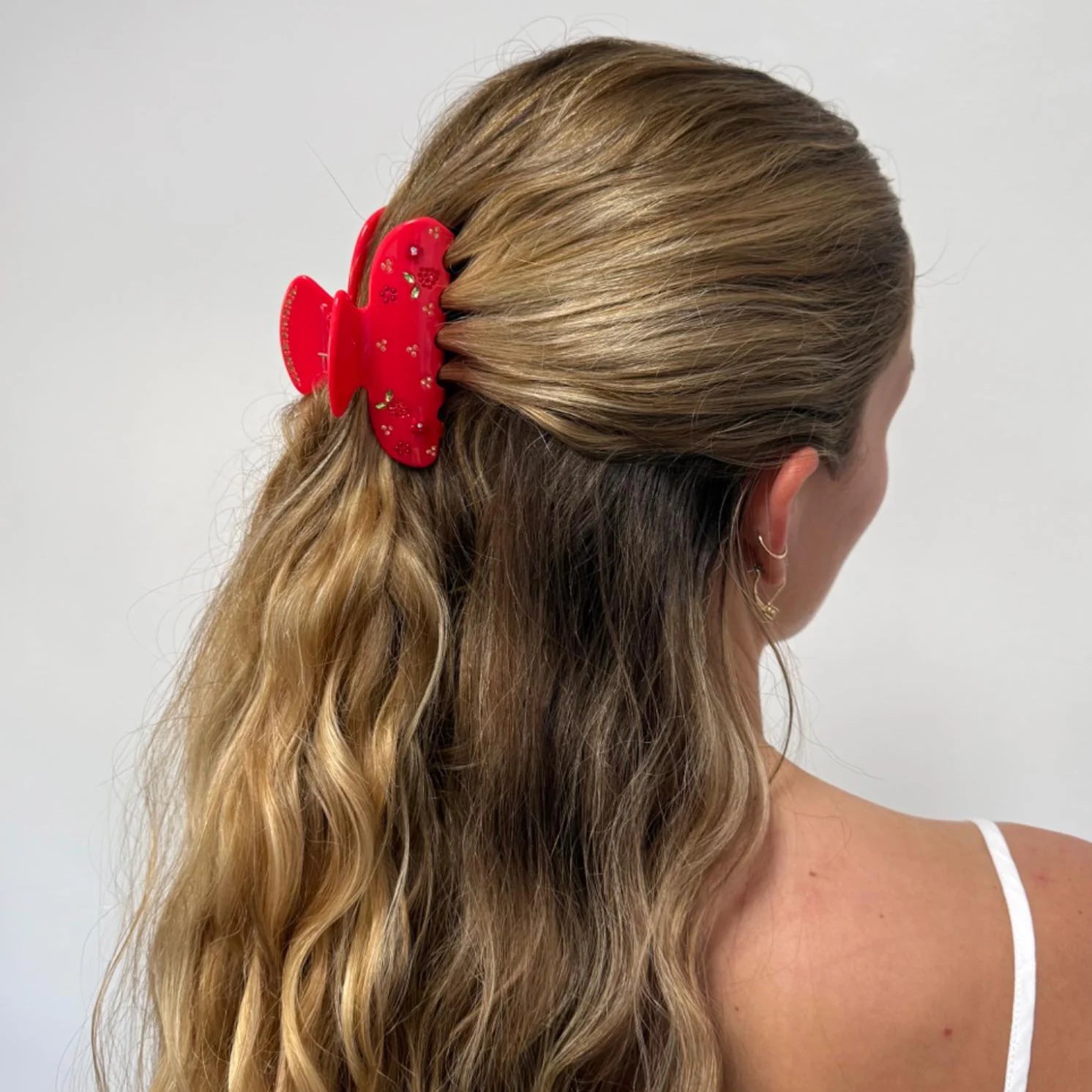 EMI JAY SWEETHEART CLIP IN BERRY BEACH CLUB