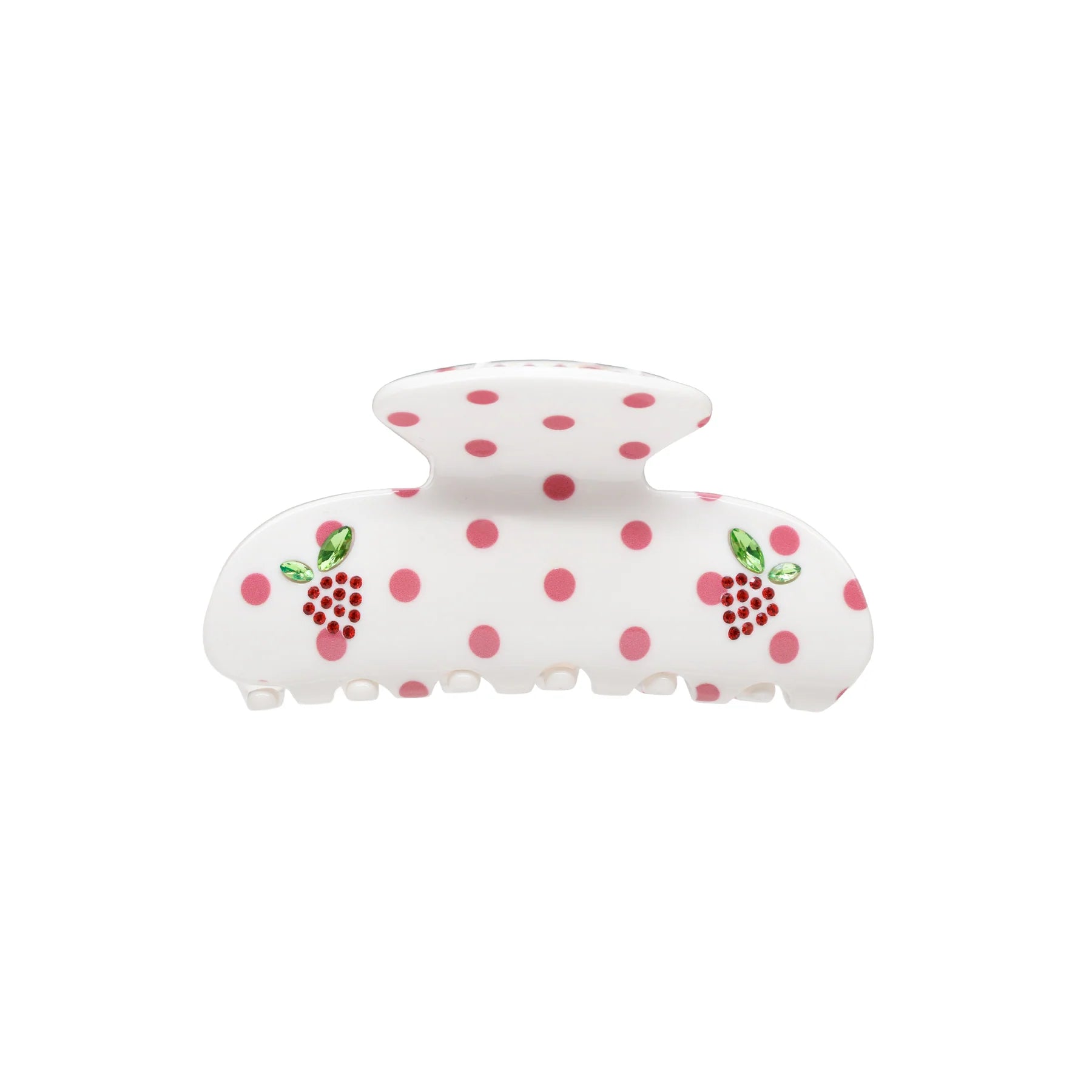 EMI JAY SWEETHEART CLIP IN COCONUT BERRY DOT