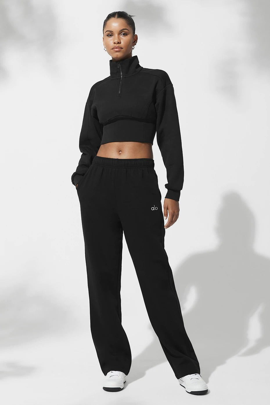 ALO Vixen Fleece 1 4 Zip Leisure Social